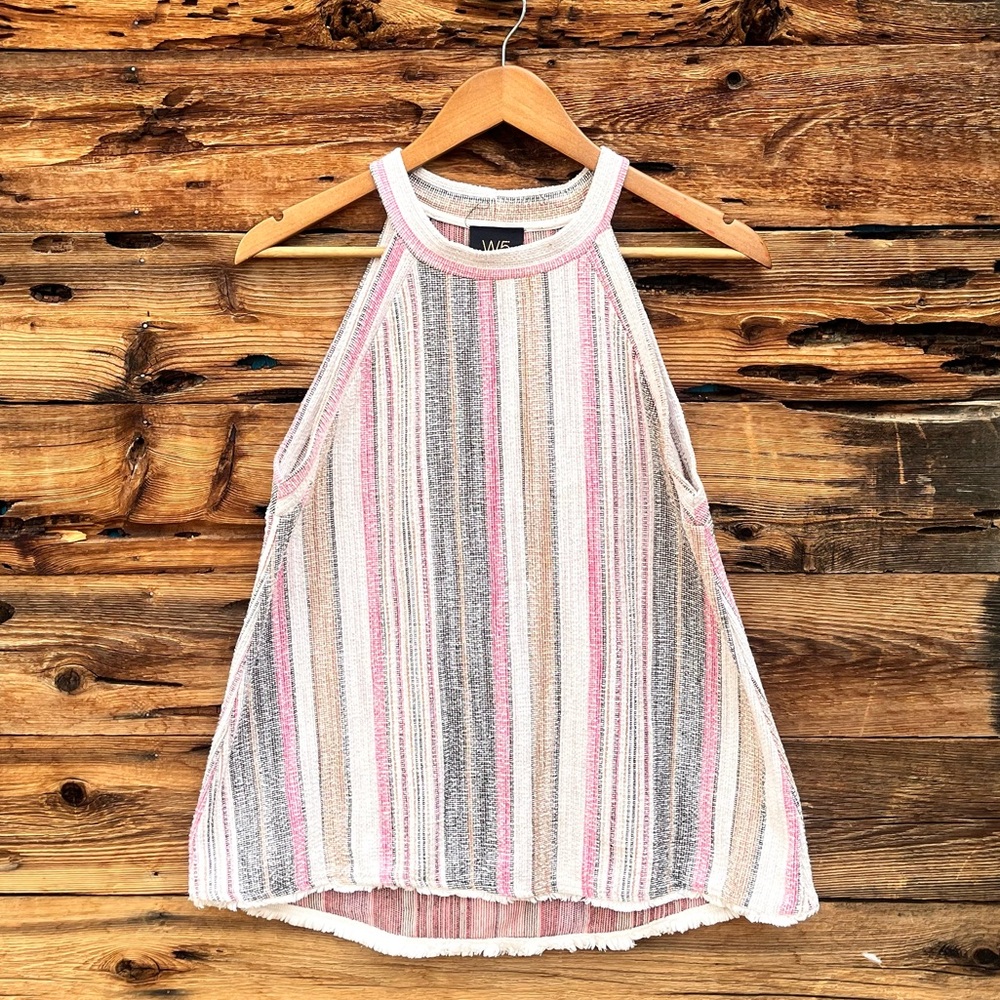 W5 | Multicolor Striped Knit Top M